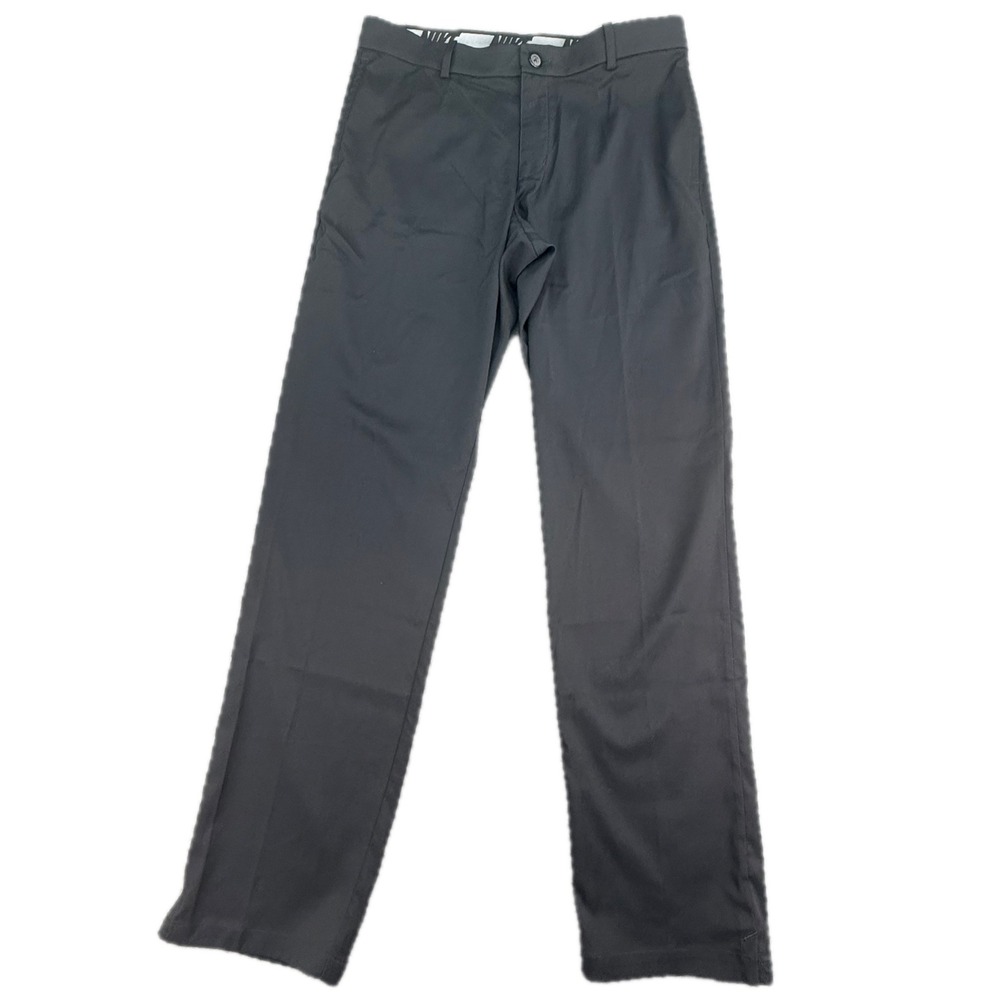 Nike Golf Pants Mens 35x34 Black Dri-FIT Standard Fit Flat Front Trousers‎